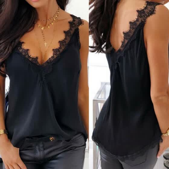 lace cami vest