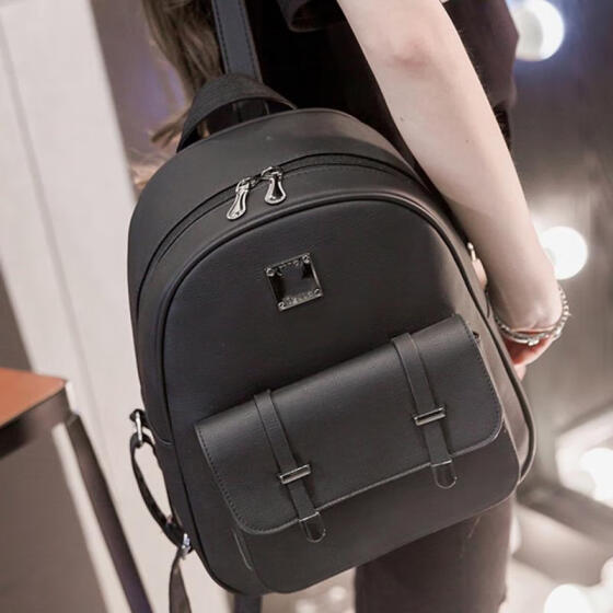 Fashion Women's PU Leather Travel Satchel Shoulder Backpack School Bags