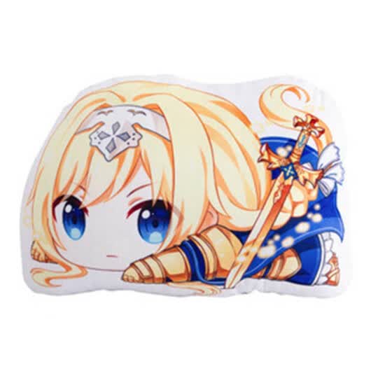 Shop Sword Art Online Anime Plush Doll Pillow Cute Character Double Sided Expression Printing Pillow Sofa Lumbar Pillow Anime Fans Gift Online From Best Decorative Pillows On Jd Com Global Site Joybuy Com