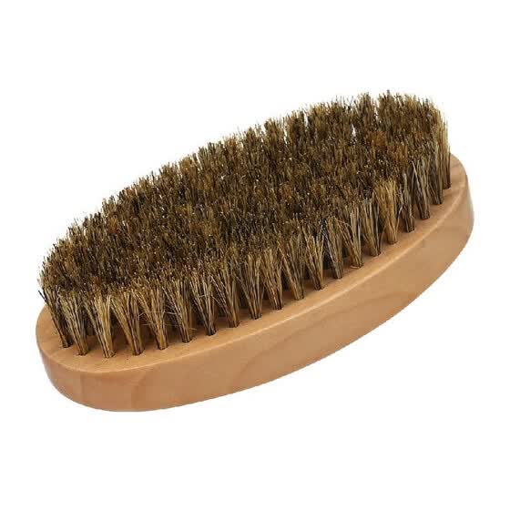 Shop Men S Beard Brush With Wooden Handle Firm Bristles For Taming
