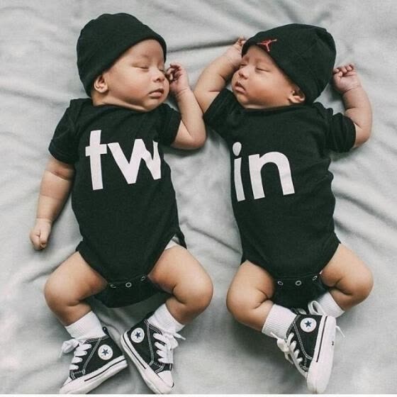 Shop Newborn Infant Baby Boys Girls Bodysuit Twins Romper Jumpsuit Outfits Clothes Online From Best Babywear On Jd Com Global Site Joybuy Com