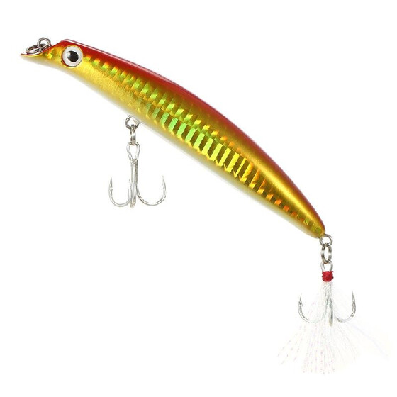 5Pcs Soft Fishing Lure Bait 8cm//13g Minnow Baits Crankbaits Lead Weights