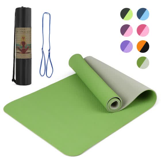 Shop 72x24in Non Slip Yoga Mat Tpe Eco Friendly Fitness Pilates