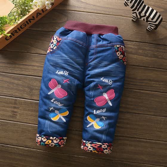 girls velvet jeans