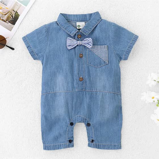 baby boy short romper