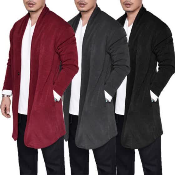 mens longline cardigan