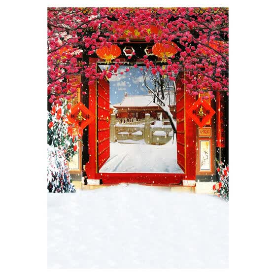 Shop Background Fabric Open Door Art Cloth Photography Props