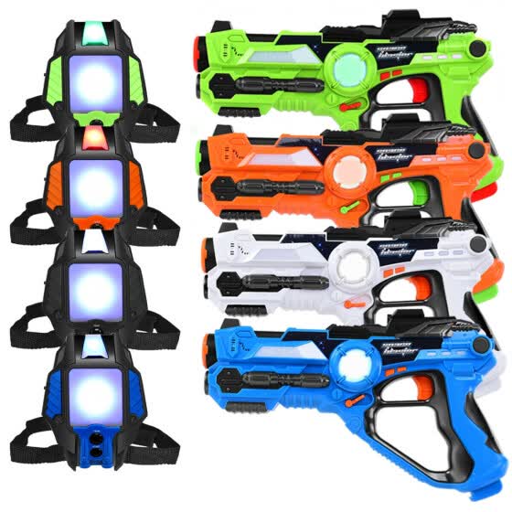 laser tag blasters and vests