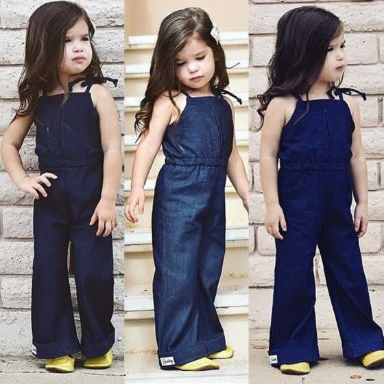 girls pants romper