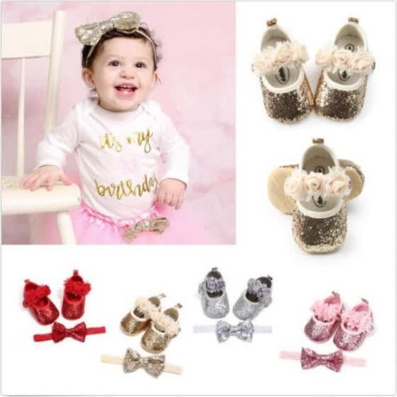 infant girl wedding shoes