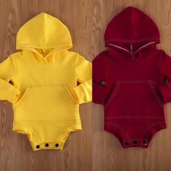 Newborn Baby Boys Hooded Romper Jumpsuit KING Print Bodysuit Outfits Clothes UK