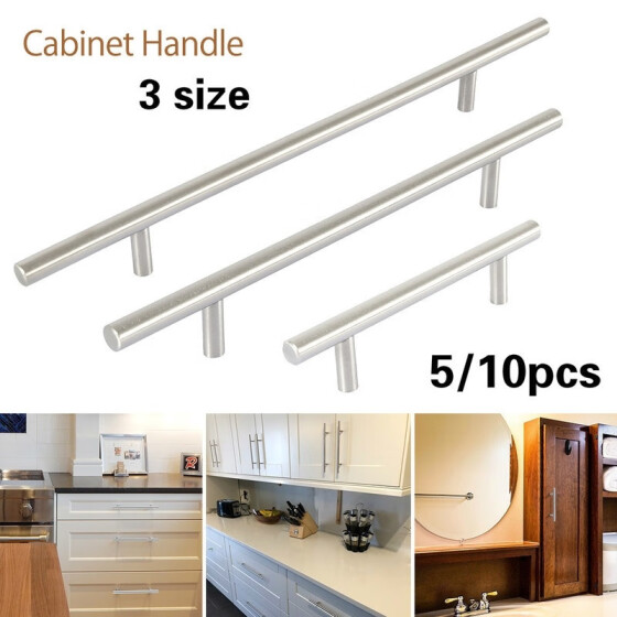 Shop 5 10pcs Kitchen Furniture Cabinet Hardware Drawer T Bar
