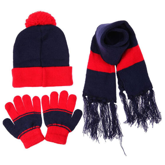 toddler hat and glove set