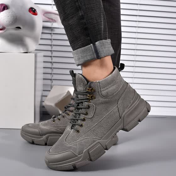 casual military boots