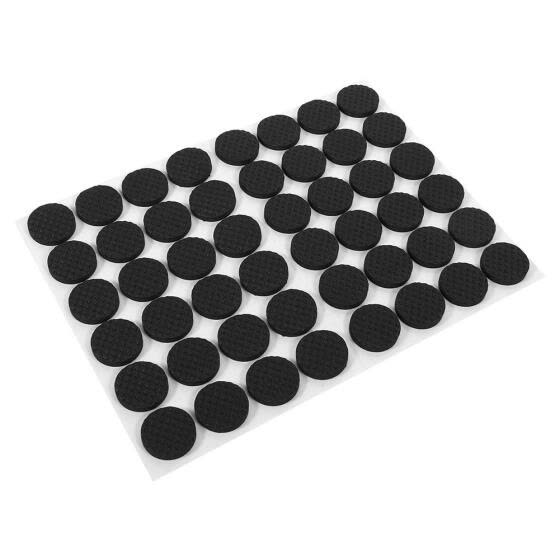 Shop 48pcs Black Non Slip Self Adhesive Floor Protectors Furniture