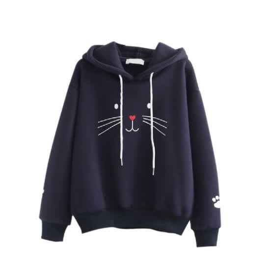 cute plus size pullover hoodies