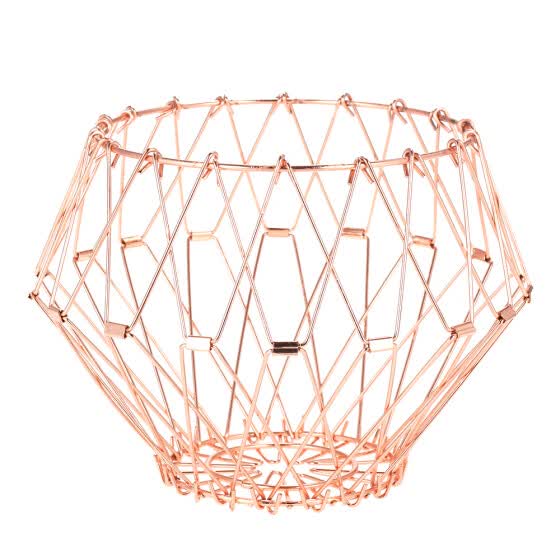 Shop Transforming Flexible Wire Basket For Fruit Bread Or