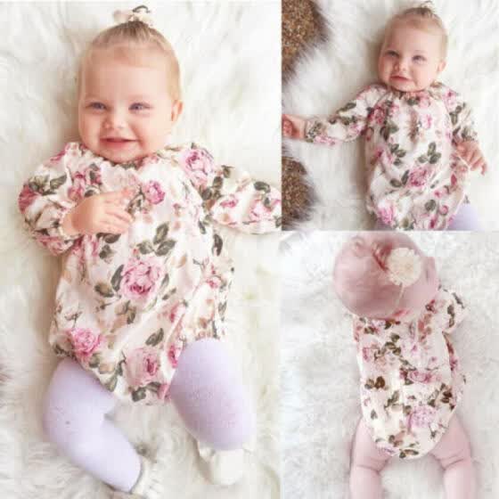 floral newborn outfit