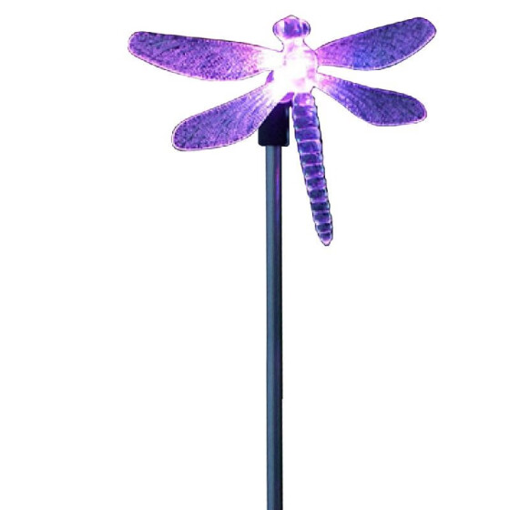 Shop Led Solar Garden Stake Light Multi Color Changing Butterfly