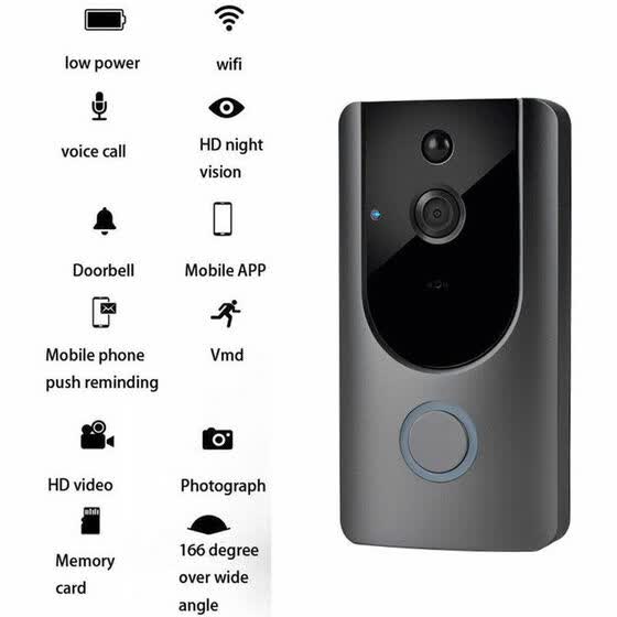 Shop Wireless Wifi Doorbell Smart Video Phone Door Visual Ring