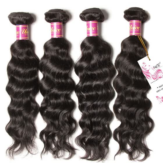 Shop Unice Hair 8a Malaysian Wavy Virgin Human Hair Bundles
