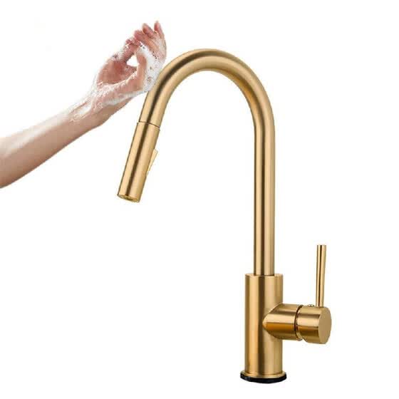 Shop Pull Out Touch Sensor Faucets Motion Wave High Arc Single