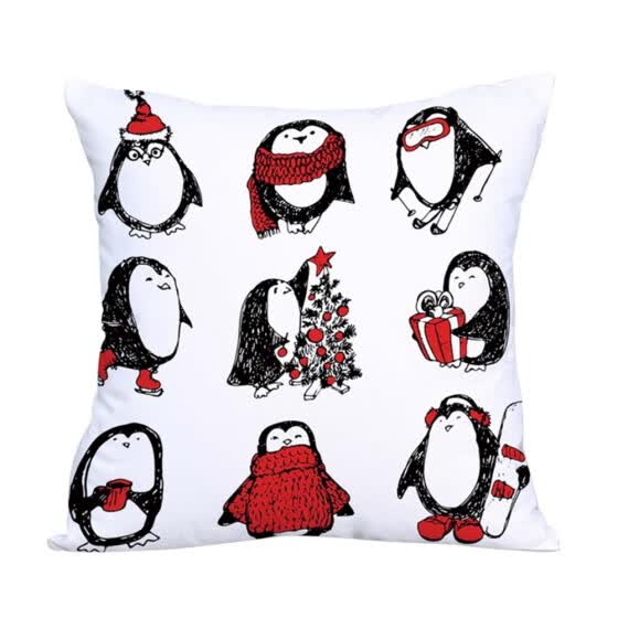 Shop Christmas Throw Pillow Case Home Living Room Sofa Merry