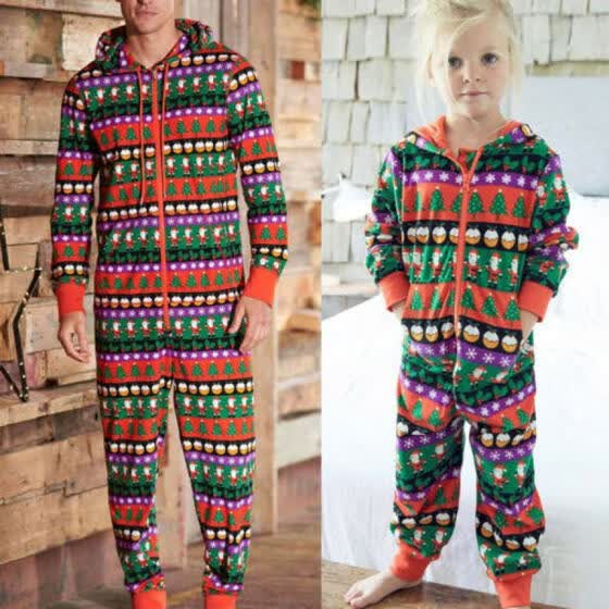 christmas pajamas jumpsuit