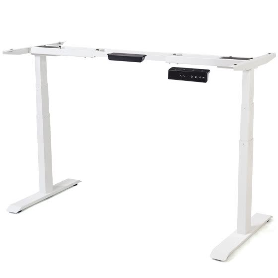 Shop Electric Height Adjustable Standing Desk Frame White Online