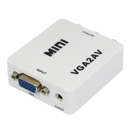 Composite to Video S-video POWER SCAN II TV SCAN CONVERTER PC VGA