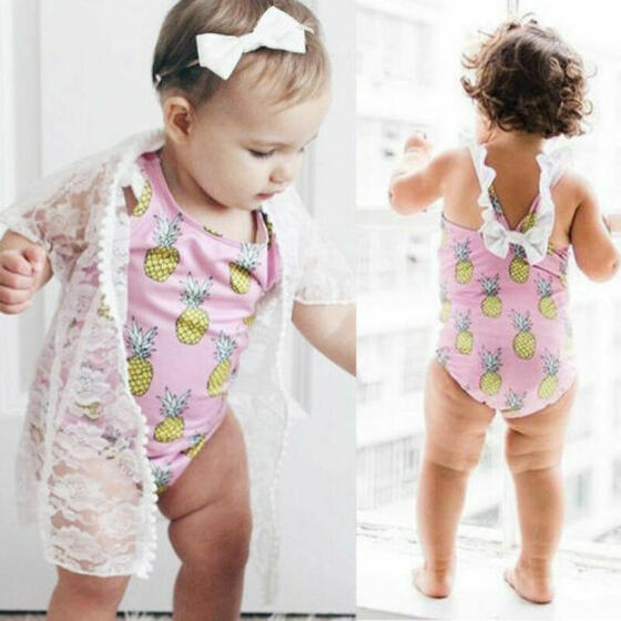 0-4T Toddler Baby Kids Girl/'s Swimsuit Bathing Tankini Bikini Swimwear Beachwear