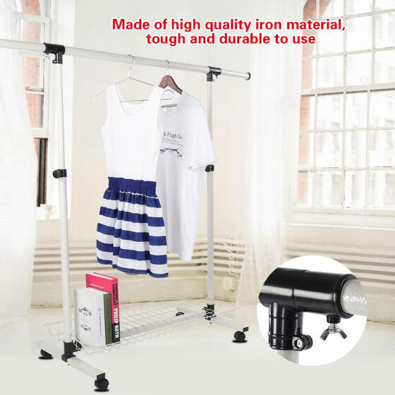 Clothes Dryer Single Rail, Single Rail Garment Rack
