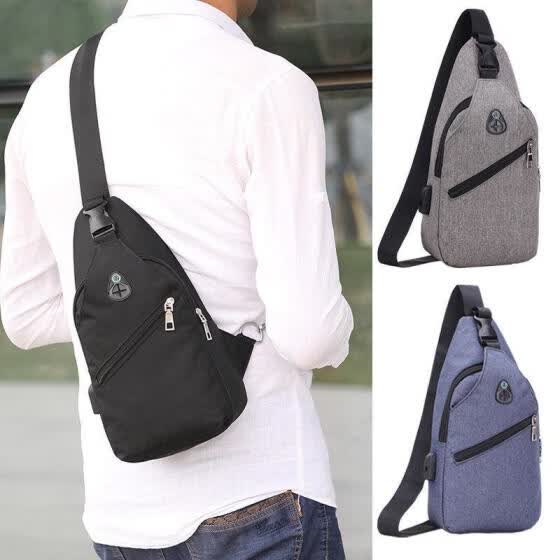 mens fanny pack over shoulder