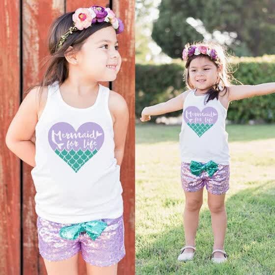 mermaid baby girl outfit