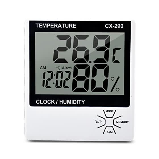 Shop Indoor Thermometer Humidity Gauge Lcd Digital