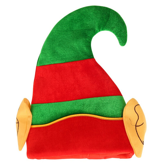 Elf Hat with Ears Christmas Elf Hat Red or Green