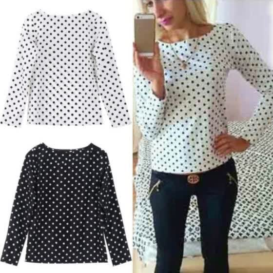 polka dots tops online