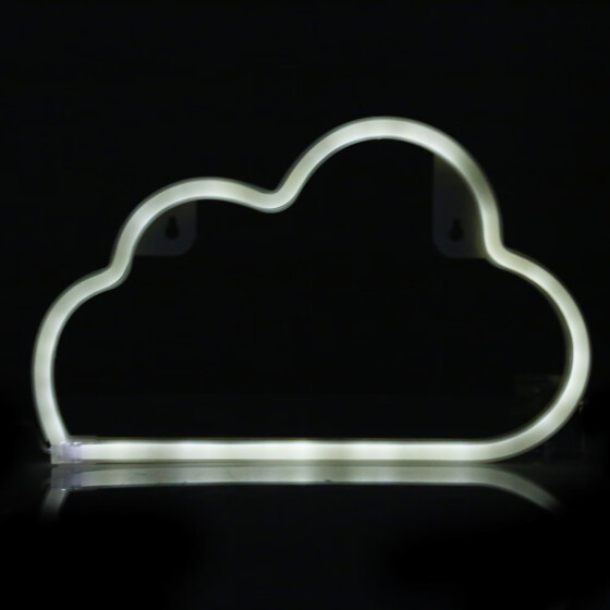 Shop Creative Led Cloud Shape Neon Night Light Wall Lamp Holiday Decorations Online From Best Led Lights On Jd Com Global Site Joybuy Com