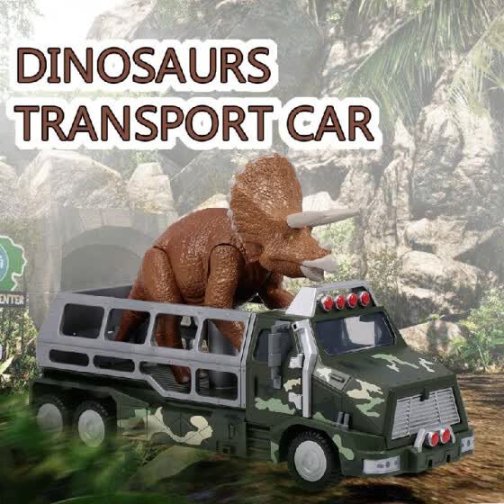 dinosaur transport truck