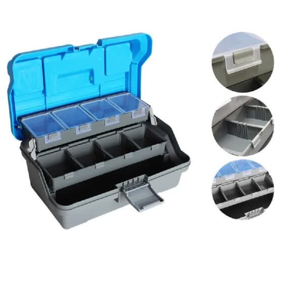 plastic fishing tackle box