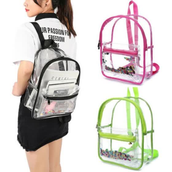 clear school bag