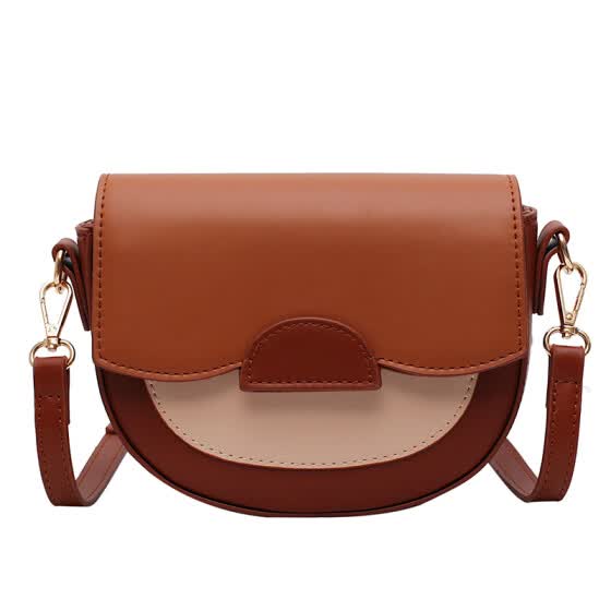 ladies leather saddle bag