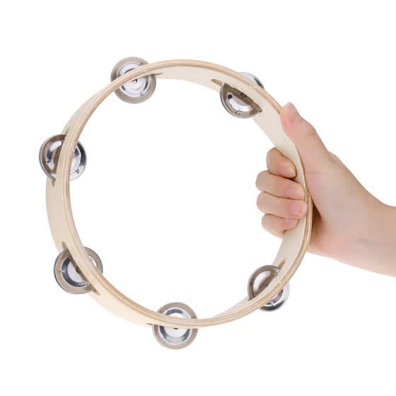 childrens wooden tambourine