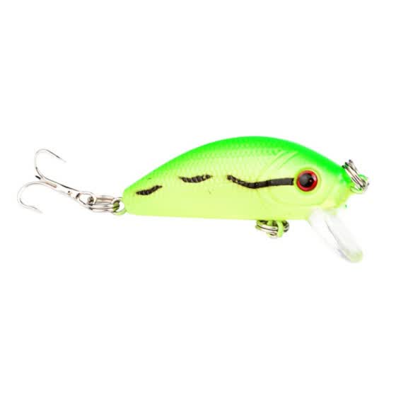 Shop New Hot 1pcs Lot 5cm 3 6g Fishing Crank Lure Minnow Hard Bait With 2 Fishing Hooks Fishing Tackle Lure 3d Eyes High Quantity Shock Online From Best Fishing Lures On Jd Com Global