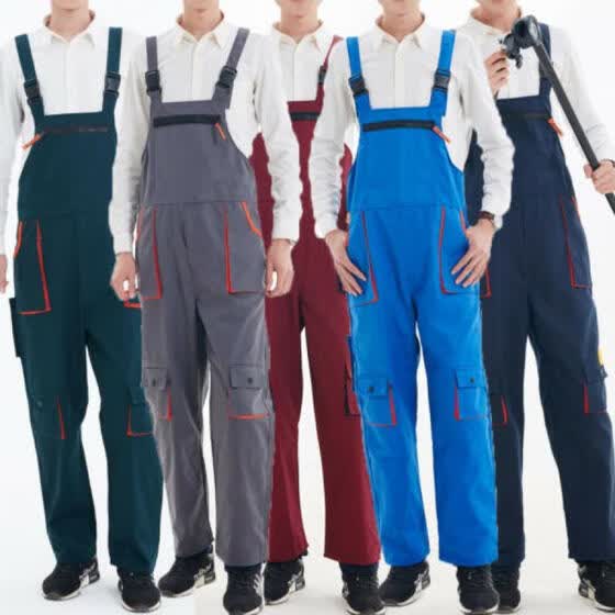 Work dungarees with knee pads Clearance