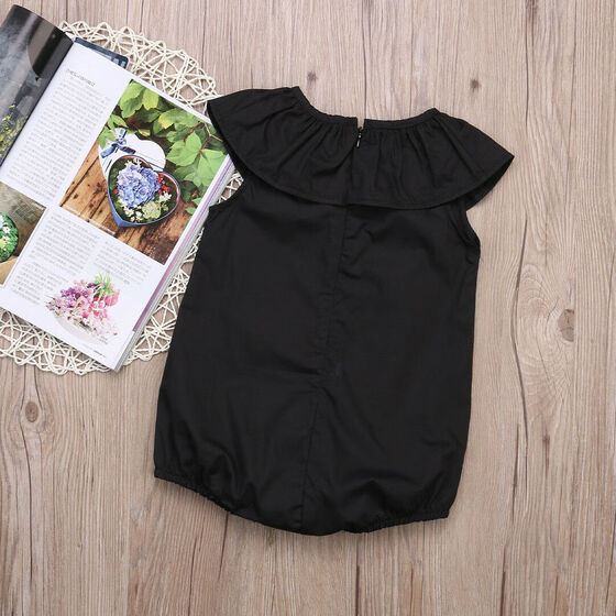 Toddler Baby Girl Kid Casual Outfit Bodysuit Romper Jumpsuit Sunsuit Clothes