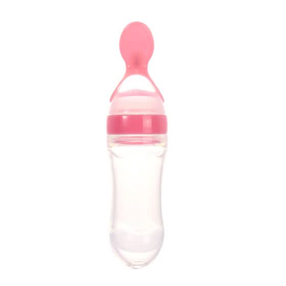 Shop New Arrival Infant Silicone Baby Feeding With Spoon Food Rice