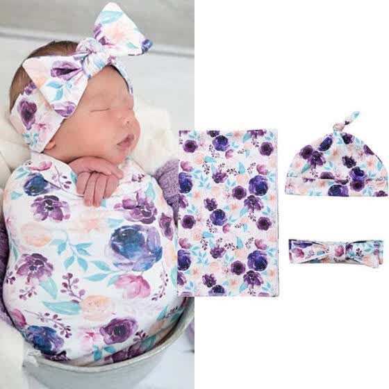 floral baby wrap