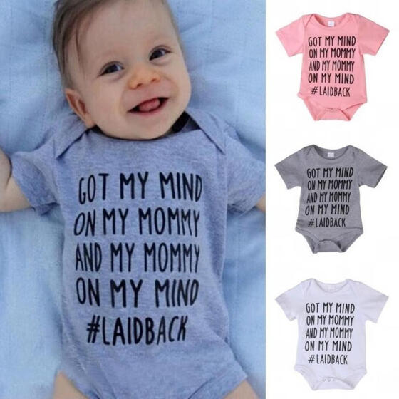 Newborn Toddler Baby Boy Girl Clothes Cotton Romper Bodysuit Kid Jumpsuit Outfit