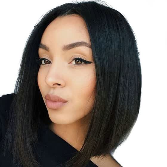 Shop Follure Women S Short Straight Bobo Wig Lace Front Cosplay